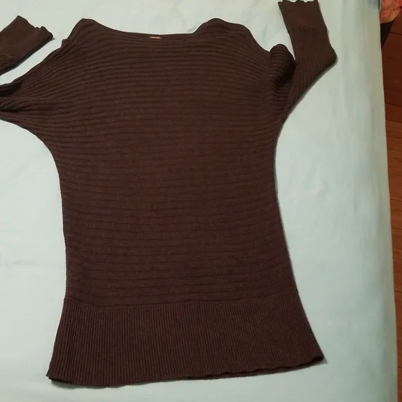 Elegant BLACK RIVET Knitted Dark Grey Dress Long Sleeves w Sequins Women Size S - Picture 16 of 16